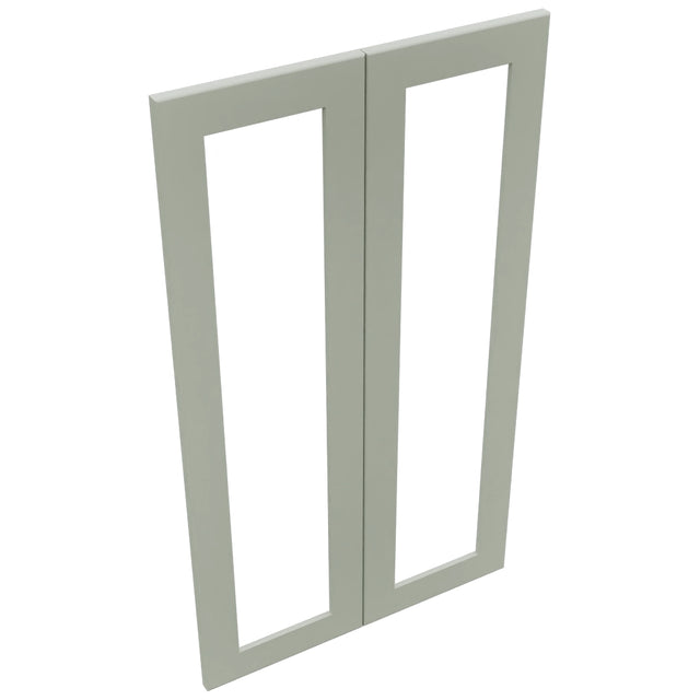 Fabuwood Galaxy Pistachio Green DS DFG2442 Wall Prepped Door, Top View