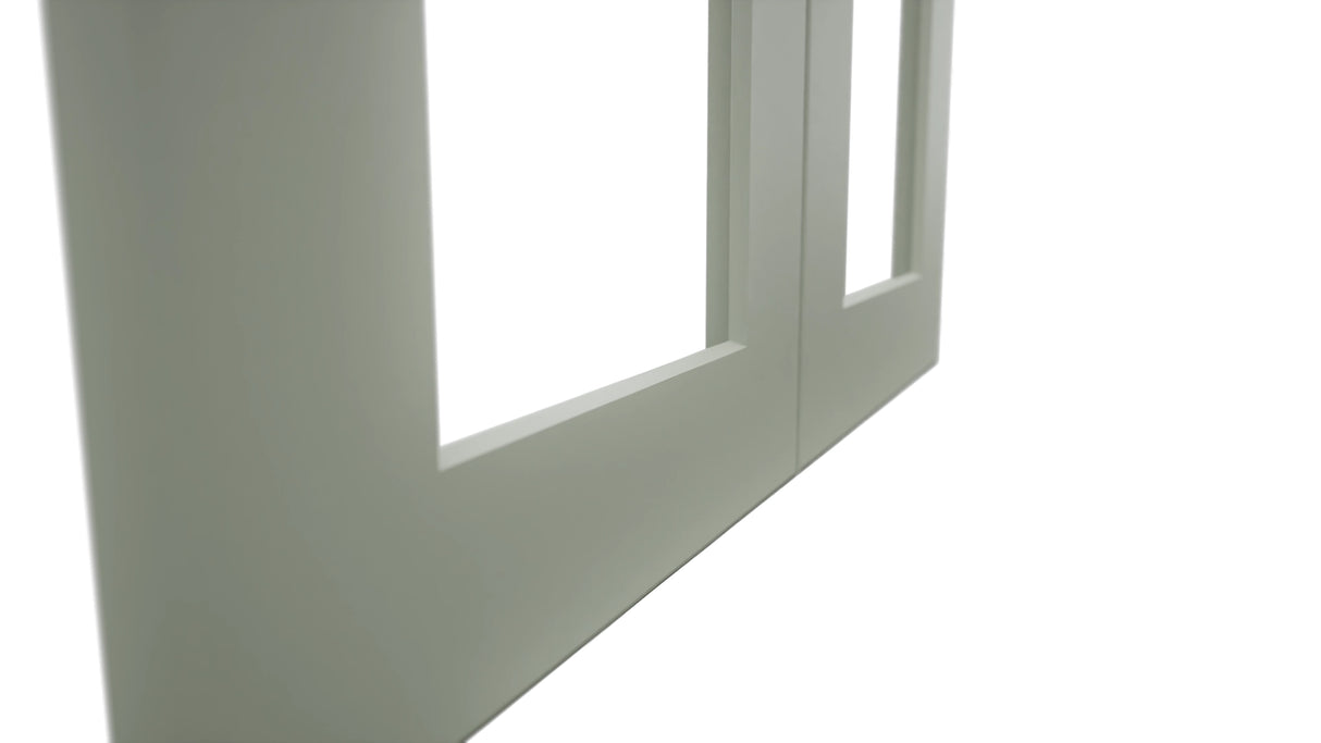 Fabuwood Galaxy Pistachio Green DS DFG2442 Wall Prepped Door, Detail View