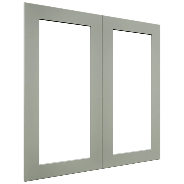 Fabuwood Galaxy Pistachio Green DS DFG3030 Wall Prepped Door, Front View