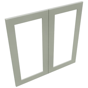 Fabuwood Galaxy Pistachio Green DS DFG3030 Wall Prepped Door, Top View