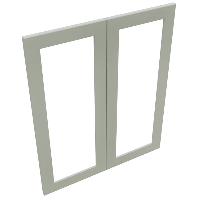 Fabuwood Galaxy Pistachio Green DS DFG3036 Wall Prepped Door, Top View