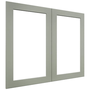 Fabuwood Galaxy Pistachio Green DS DFG3630 Wall Prepped Door, Front View