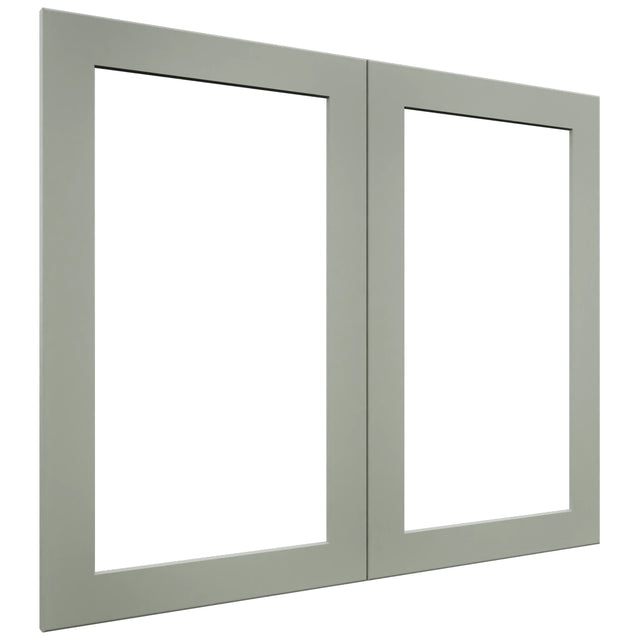 Fabuwood Galaxy Pistachio Green DS DFG3630 Wall Prepped Door, Front View