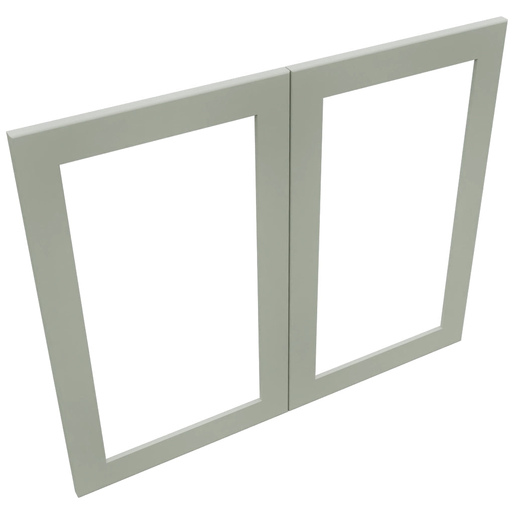 Fabuwood Galaxy Pistachio Green DS DFG3630 Wall Prepped Door, Top View
