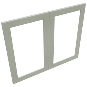 Fabuwood Galaxy Pistachio Green DS DFG3630 Wall Prepped Door, Top View