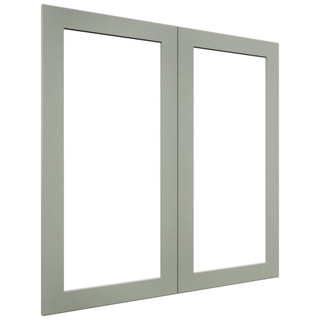 Fabuwood Galaxy Pistachio Green DS DFG3636 Wall Prepped Door, Front View