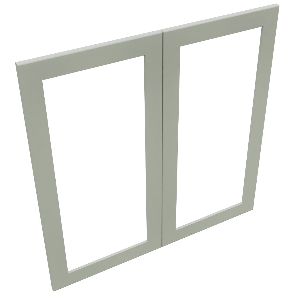 Fabuwood Galaxy Pistachio Green DS DFG3636 Wall Prepped Door, Top View