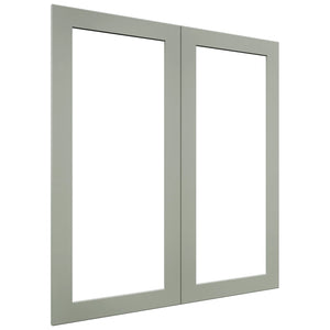 Fabuwood Galaxy Pistachio Green DS DFG3639 Wall Prepped Door, Front View