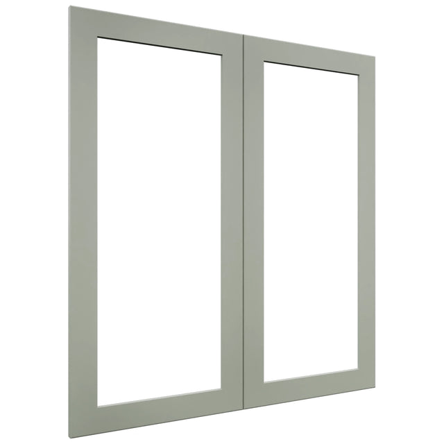 Fabuwood Galaxy Pistachio Green DS DFG3639 Wall Prepped Door, Front View