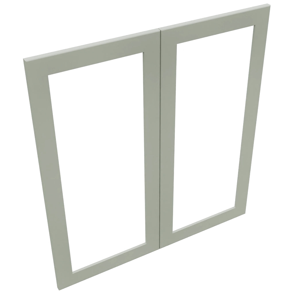 Fabuwood Galaxy Pistachio Green DS DFG3639 Wall Prepped Door, Top View