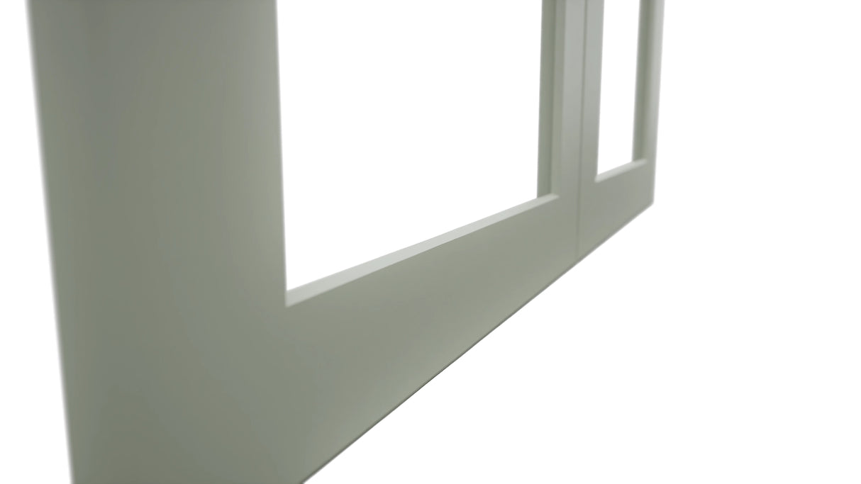 Fabuwood Galaxy Pistachio Green DS DFG3642 Wall Prepped Door, Detail View