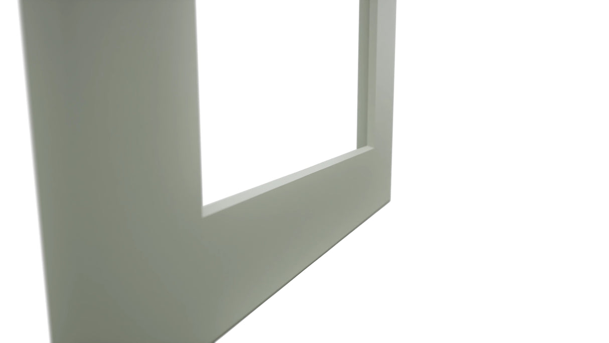 Fabuwood Galaxy Pistachio Green DS DFGD2436 Wall Prepped Door, Detail View