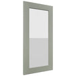 Fabuwood Galaxy Pistachio Green DS GDW1530 Wall Glass Door, Front View