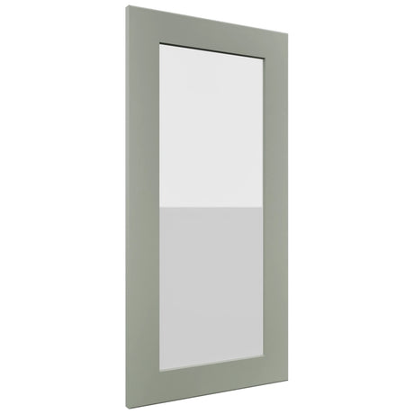 Fabuwood Galaxy Pistachio Green DS GDW1530 Wall Glass Door, Front View