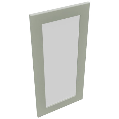 Fabuwood Galaxy Pistachio Green DS GDW1530 Wall Glass Door, Top View