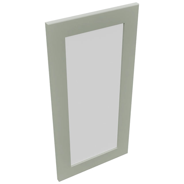 Fabuwood Galaxy Pistachio Green DS GDW1530 Wall Glass Door, Top View
