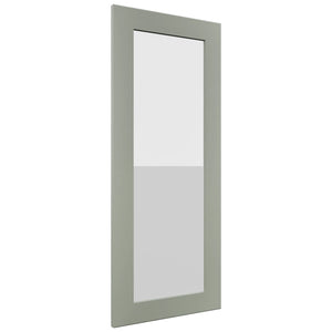 Fabuwood Galaxy Pistachio Green DS GDW1536 Wall Glass Door, Front View