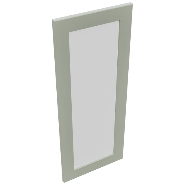 Fabuwood Galaxy Pistachio Green DS GDW1536 Wall Glass Door, Top View