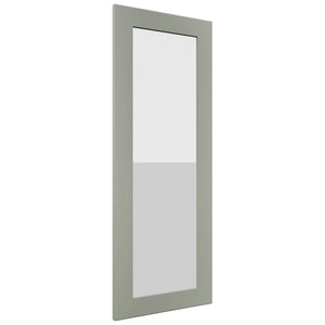 Fabuwood Galaxy Pistachio Green DS GDW1539 Wall Glass Door, Front View