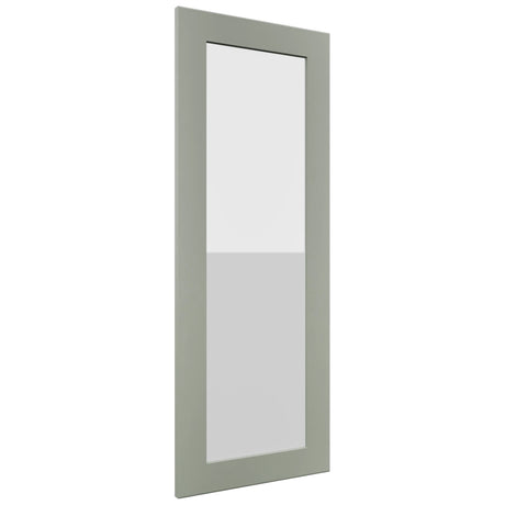 Fabuwood Galaxy Pistachio Green DS GDW1539 Wall Glass Door, Front View