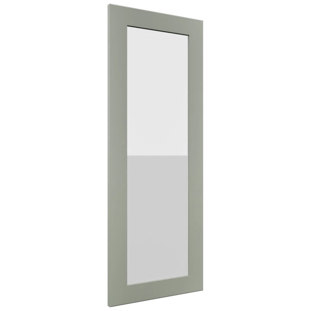 Fabuwood Galaxy Pistachio Green DS GDW1539 Wall Glass Door, Front View