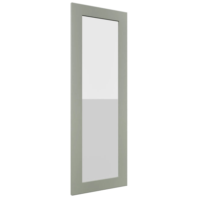 Fabuwood Galaxy Pistachio Green DS GDW1542 Wall Glass Door, Front View