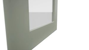 Fabuwood Galaxy Pistachio Green DS GDW1542 Wall Glass Door, Detail View