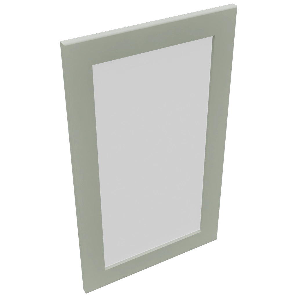 Fabuwood Galaxy Pistachio Green DS GDW1830 Wall Glass Door, Top View
