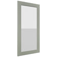 Fabuwood Galaxy Pistachio Green DS GDW1836 Wall Glass Door, Front View