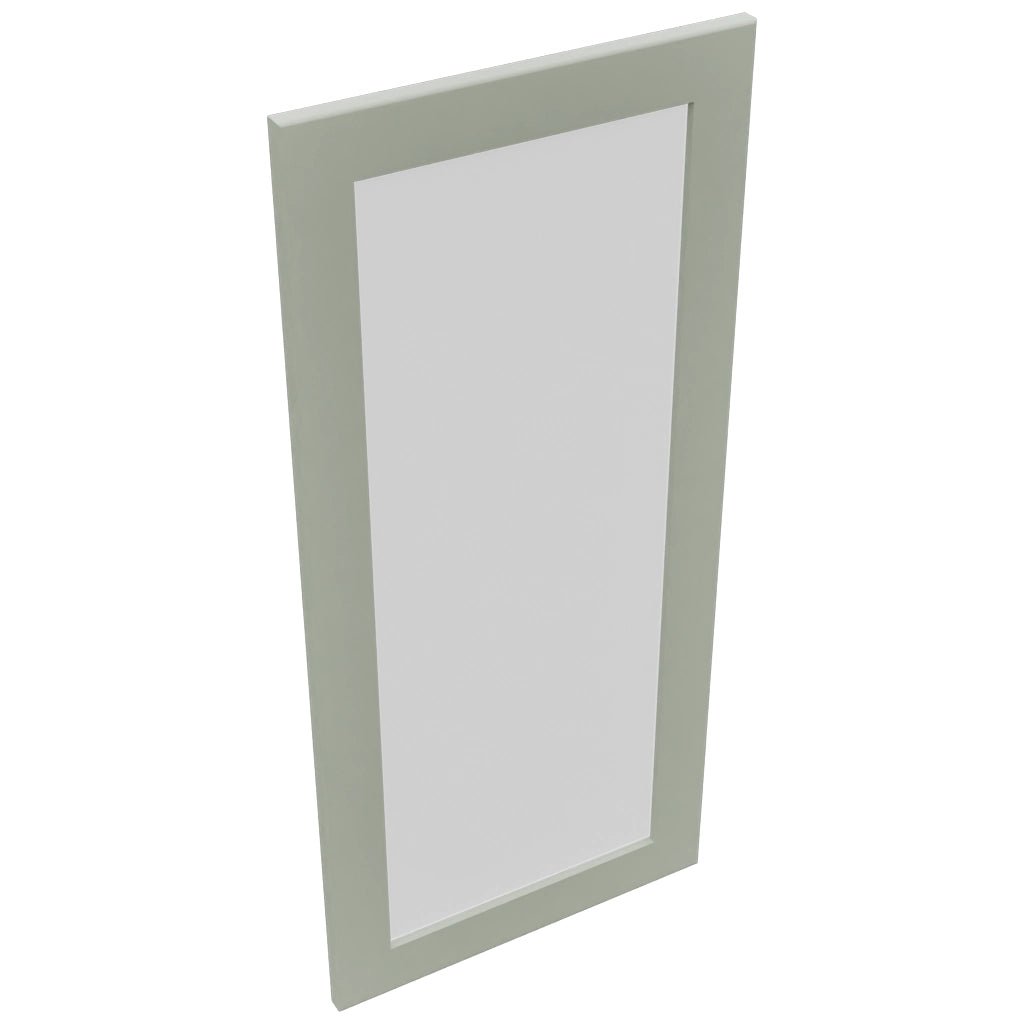 Fabuwood Galaxy Pistachio Green DS GDW1839 Wall Glass Door, Top View