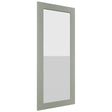 Fabuwood Galaxy Pistachio Green DS GDW1842 Wall Glass Door, Front View