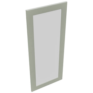 Fabuwood Galaxy Pistachio Green DS GDW1842 Wall Glass Door, Top View