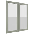Fabuwood Galaxy Pistachio Green DS GDW3642 Wall Glass Door, Front View