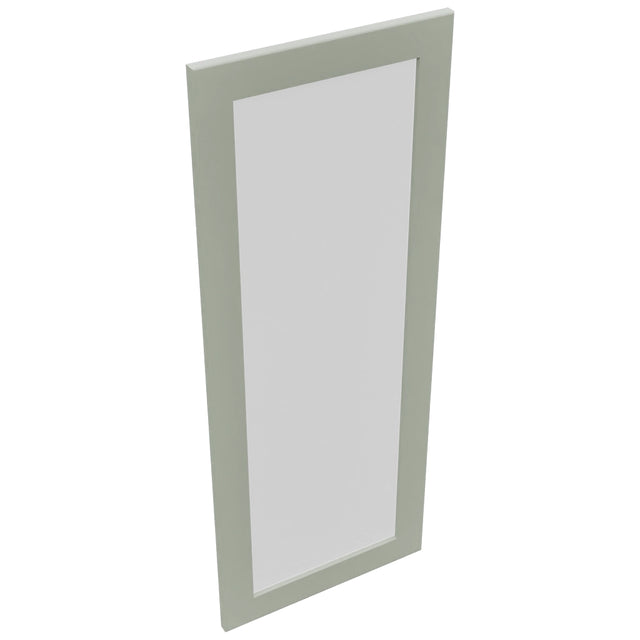 Fabuwood Galaxy Pistachio Green DS GDWD1857 Wall Glass Door, Top View