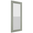 Fabuwood Galaxy Pistachio Green DS GDWDC2436 Wall Glass Door, Front View