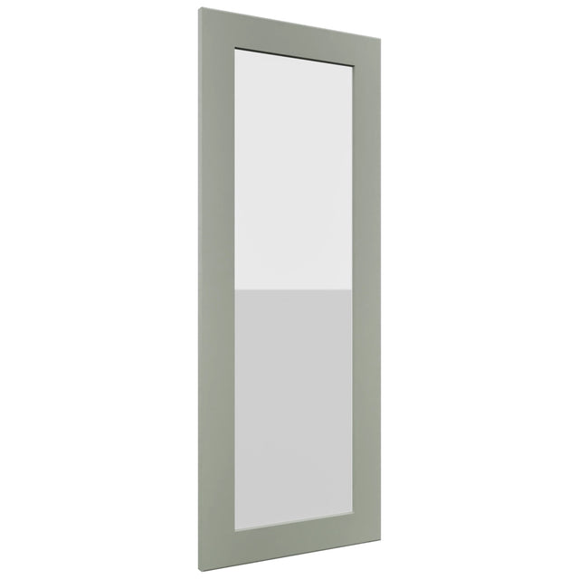 Fabuwood Galaxy Pistachio Green DS GDWDC2439 Wall Glass Door, Front View