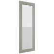 Fabuwood Galaxy Pistachio Green DS GDWDC2442 Wall Glass Door, Front View