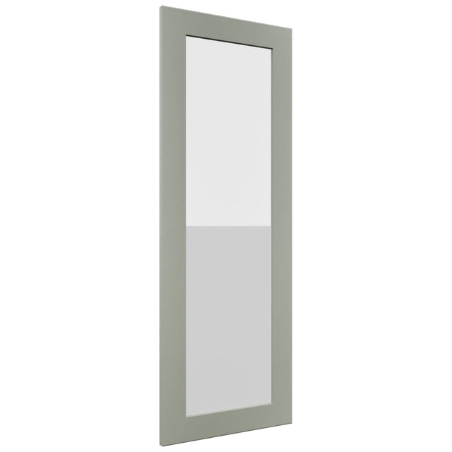 Fabuwood Galaxy Pistachio Green DS GDWDC2442 Wall Glass Door, Front View