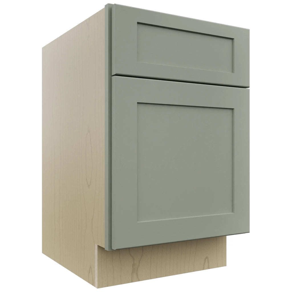 Fabuwood Galaxy Pistachio Green FD18 Vanity Desk, Front View