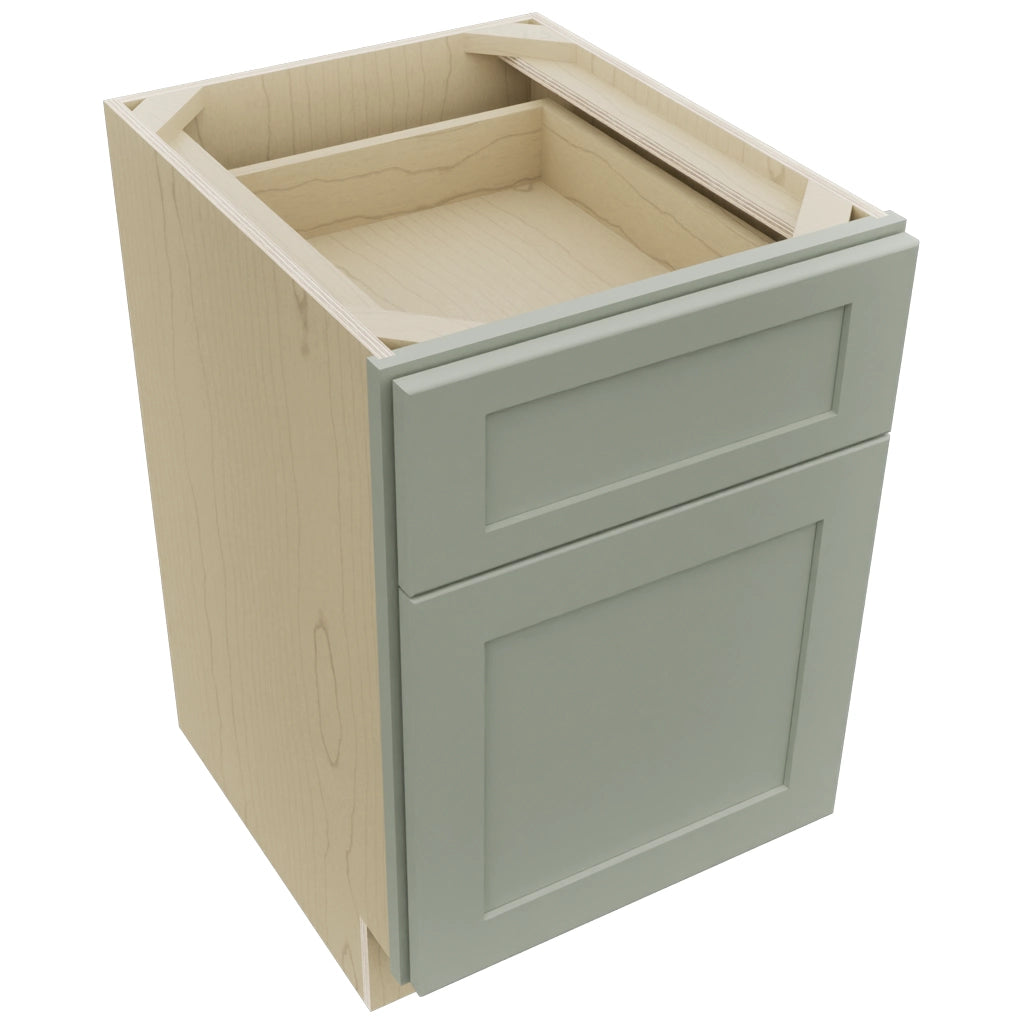Fabuwood Galaxy Pistachio Green FD18 Vanity Desk, Top View