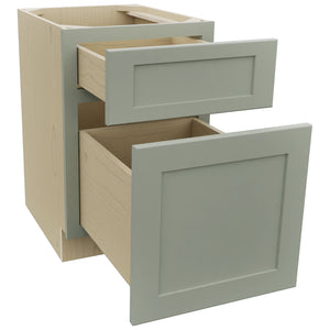 Fabuwood Galaxy Pistachio Green FD18 Vanity Desk, Open View