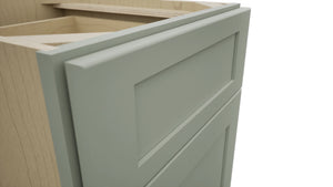 Fabuwood Galaxy Pistachio Green FD18 Vanity Desk, Detail View