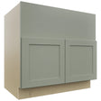 Fabuwood Galaxy Pistachio Green FS36 Base Farm Sink Cabinet, Front View