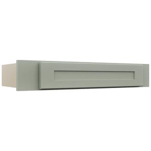 Fabuwood Galaxy Pistachio Green KD30 Vanity Desk, Front View