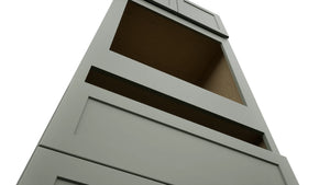 Fabuwood Galaxy Pistachio Green OC3390C Tall Oven Cabinet Combo, Detail View