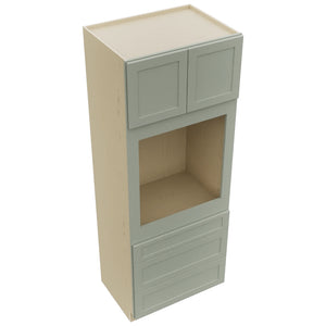 Fabuwood Galaxy Pistachio Green OC3390S Tall Oven Cabinet Single, Top View
