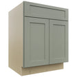 Fabuwood Galaxy Pistachio Green SB27 Base Sink Cabinet, Front View