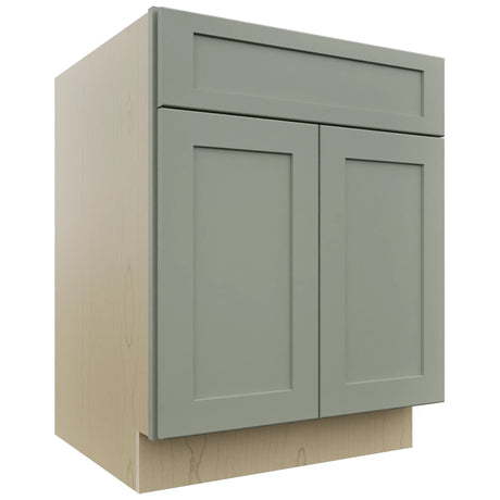 Fabuwood Galaxy Pistachio Green SB27 Base Sink Cabinet, Front View