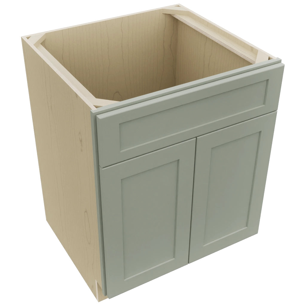 Fabuwood Galaxy Pistachio Green SB27 Base Sink Cabinet, Top View