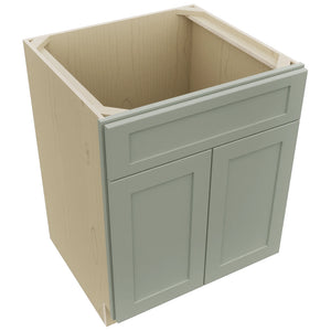 Fabuwood Galaxy Pistachio Green SB27 Base Sink Cabinet, Top View